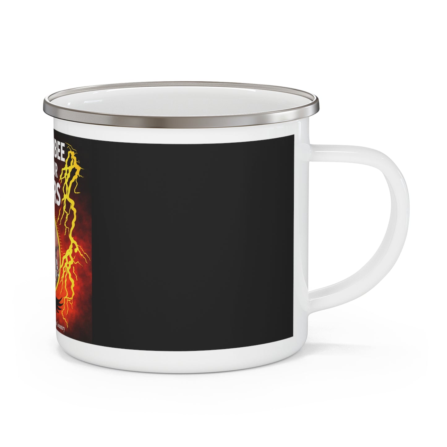 Enamel Mug — "Yallambee For Our Elders" Indigenous Support Camping Mug