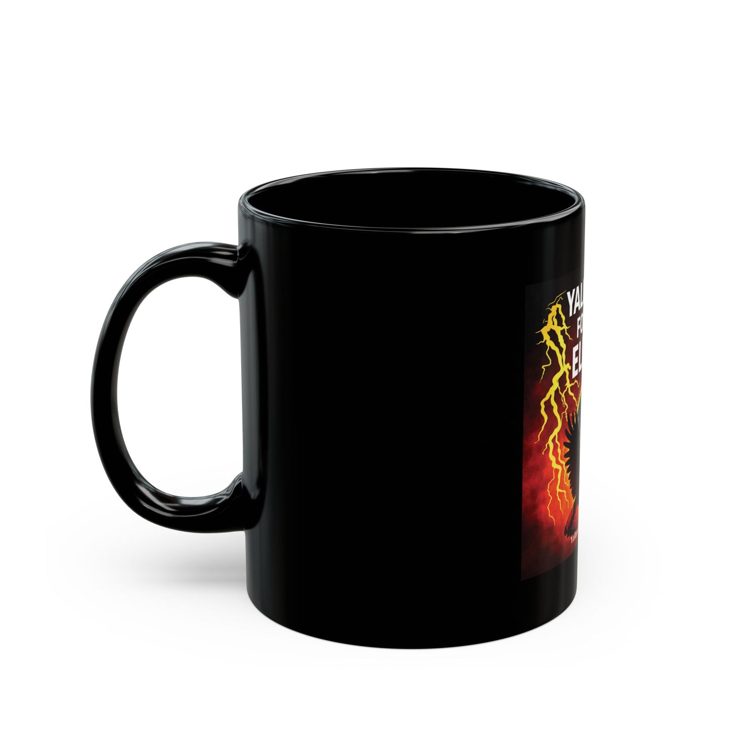 Yallambee For Our Elders Black Coffee Mug – Indigenous Healing & Cultural Support (11oz/15oz)