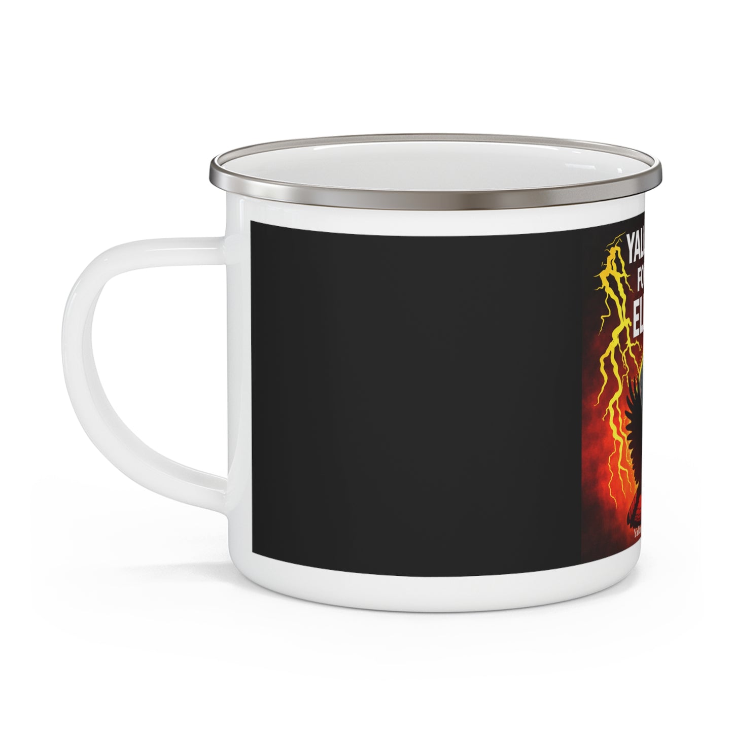 Enamel Mug — "Yallambee For Our Elders" Indigenous Support Camping Mug