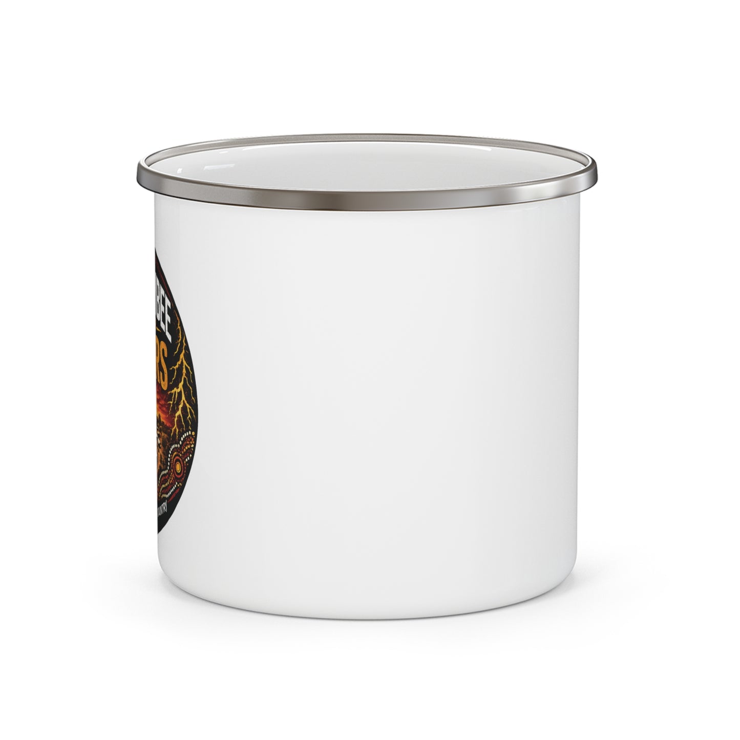 Enamel Mug — "Yallambee For Our Elders" Indigenous Support Camping Mug